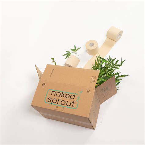 Naked Sprout - Unbleached Bamboo Loo Roll